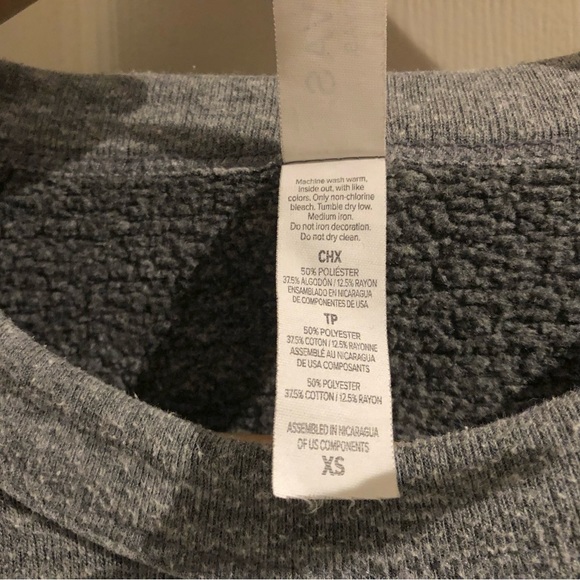 Let’s Get Nerdy Nerd Wallet Heather Grey Sweater - Picture 8 of 9